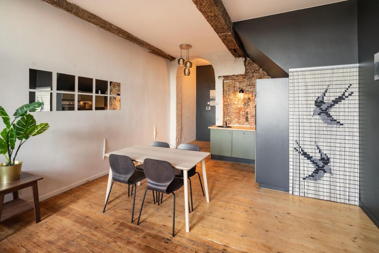 Charming Two-Bedroom River Side Apartment Antwerpen Kültér fotó
