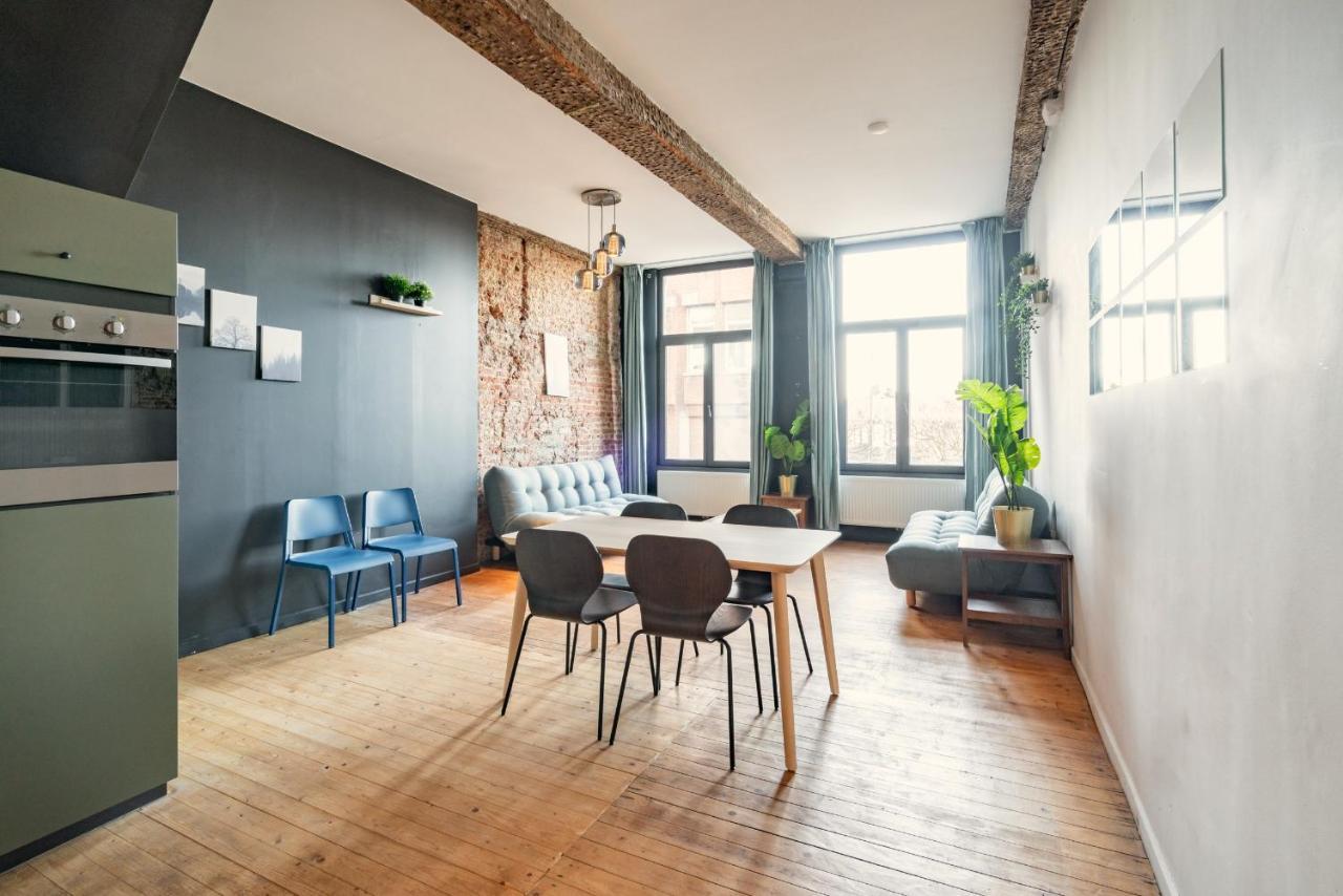 Charming Two-Bedroom River Side Apartment Antwerpen Kültér fotó