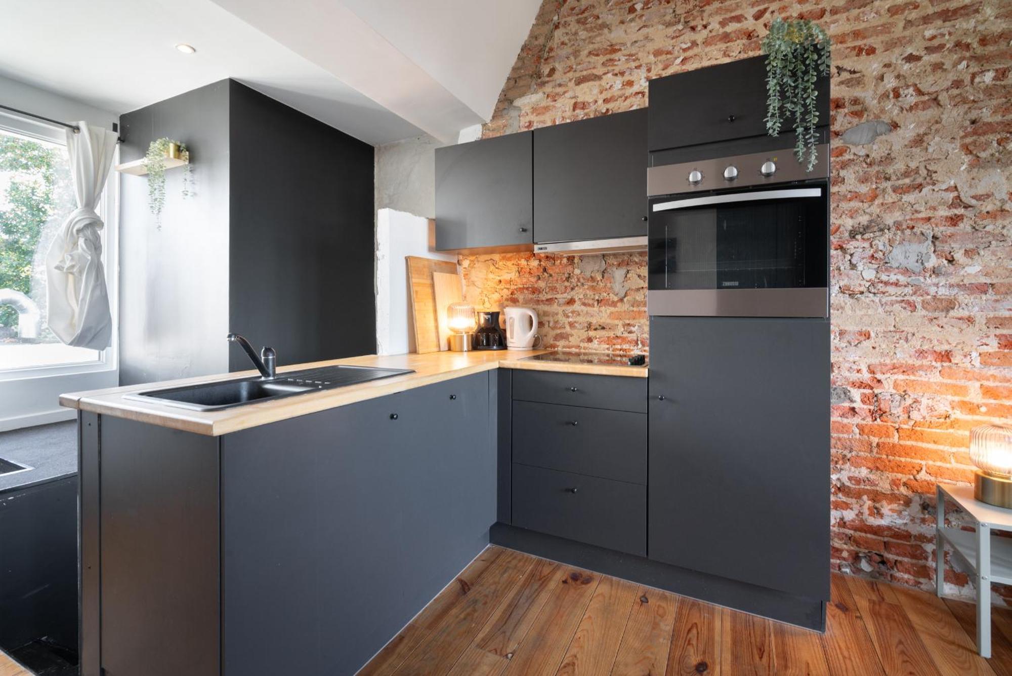 Charming Two-Bedroom River Side Apartment Antwerpen Kültér fotó