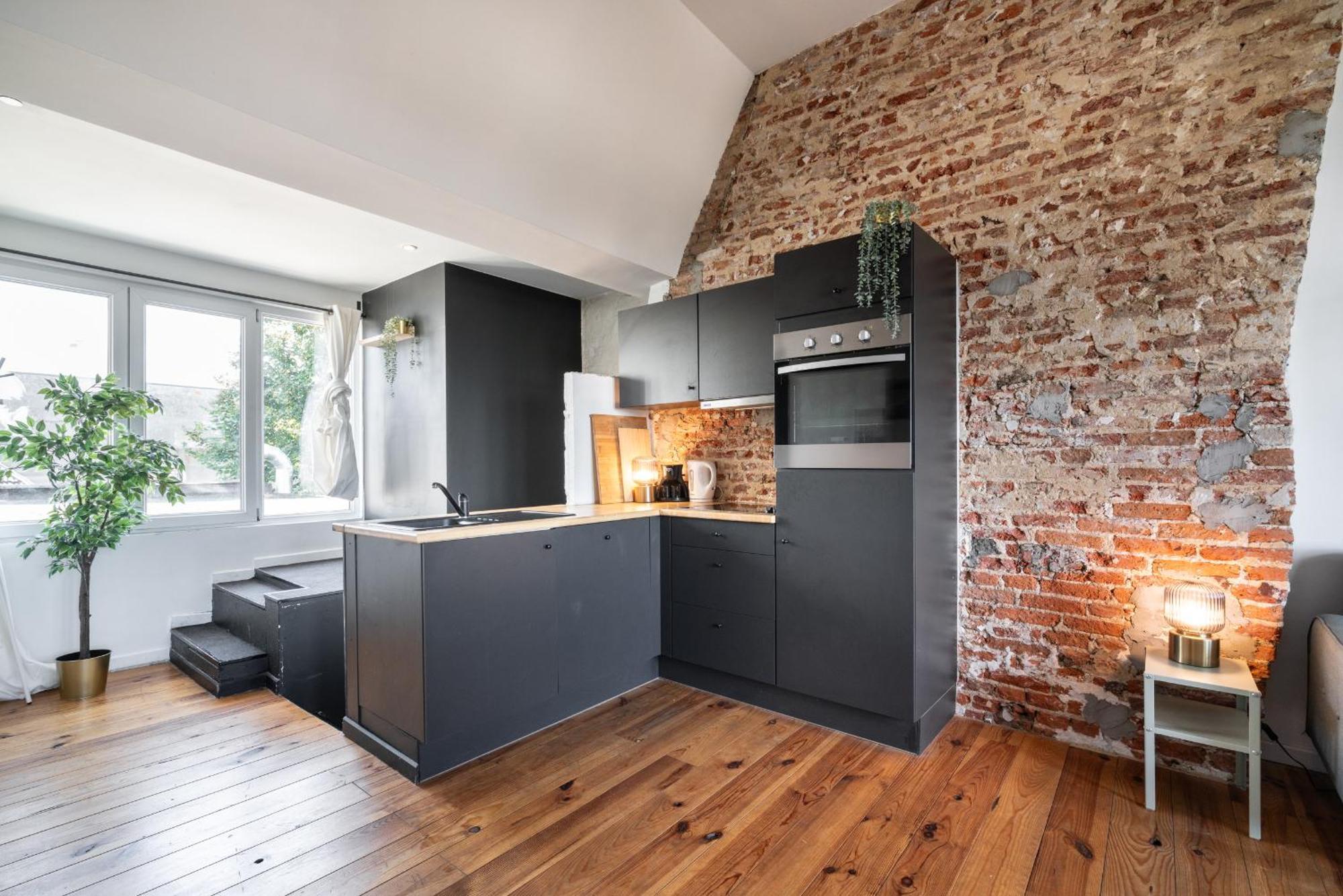 Charming Two-Bedroom River Side Apartment Antwerpen Kültér fotó