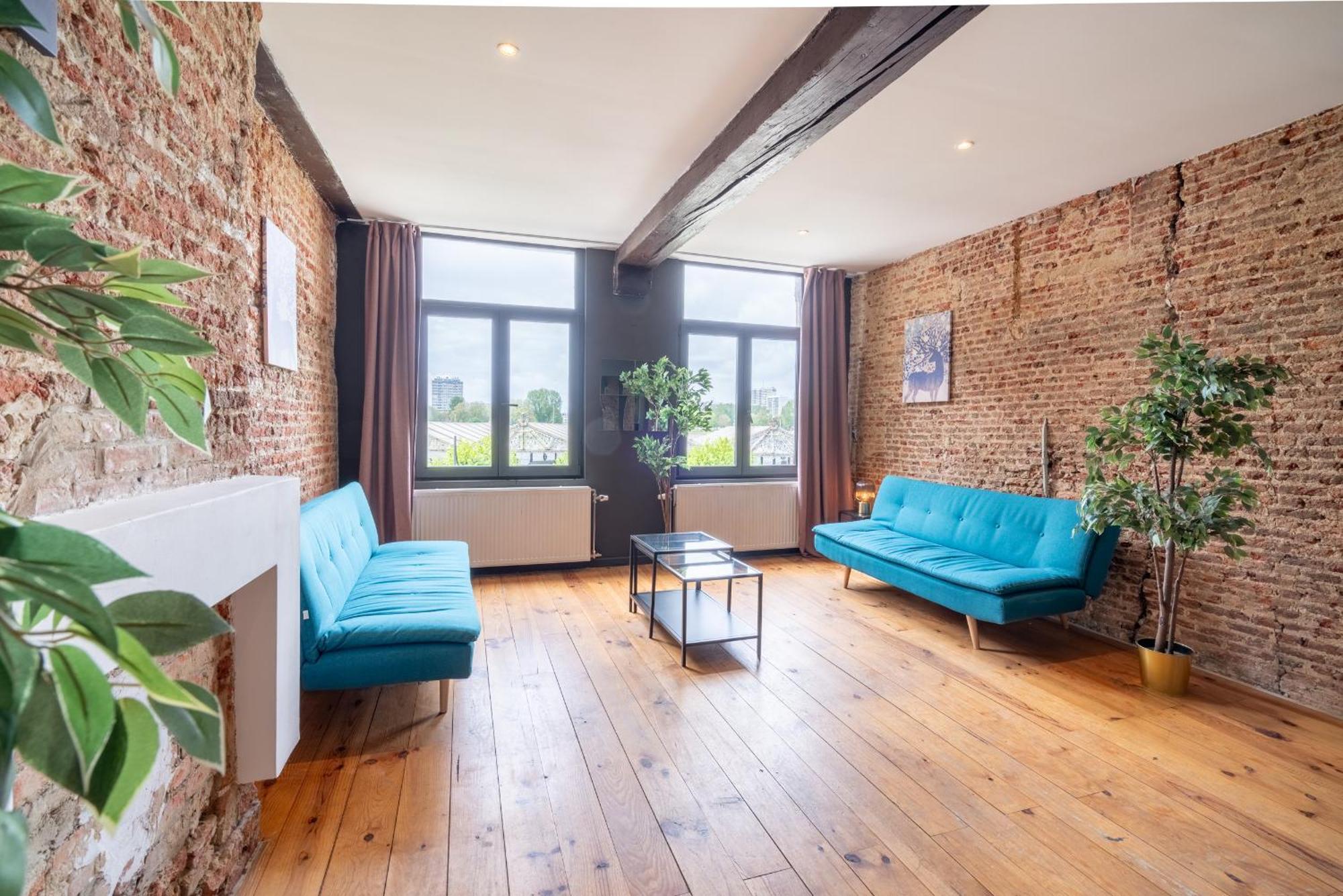 Charming Two-Bedroom River Side Apartment Antwerpen Kültér fotó